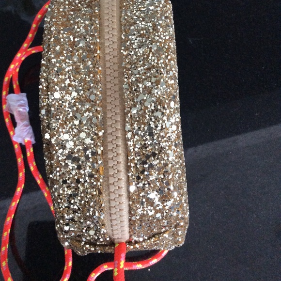 CLEARANCE J. CREW Crewcuts Glitter Emoji Bag NWT - Picture 4 of 6